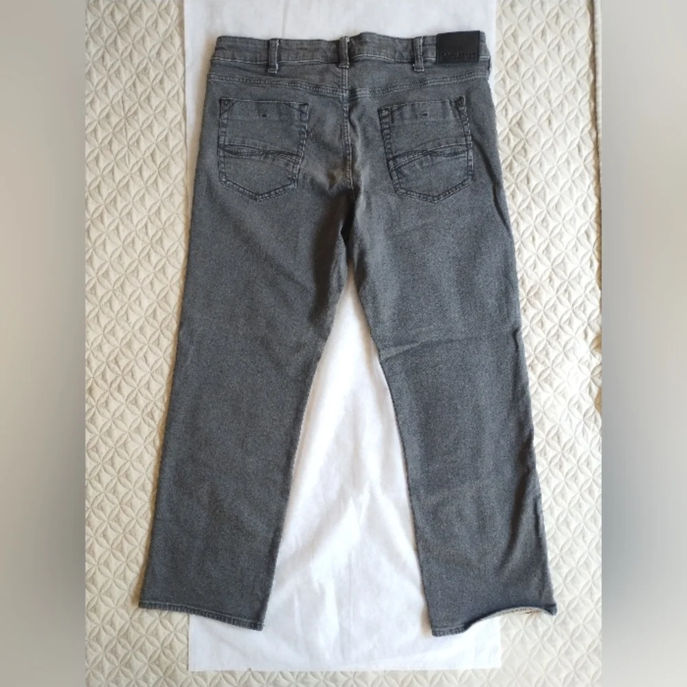 Lee Modern Series L342 Mens Gray Straight Leg Stretch Denim 36x30